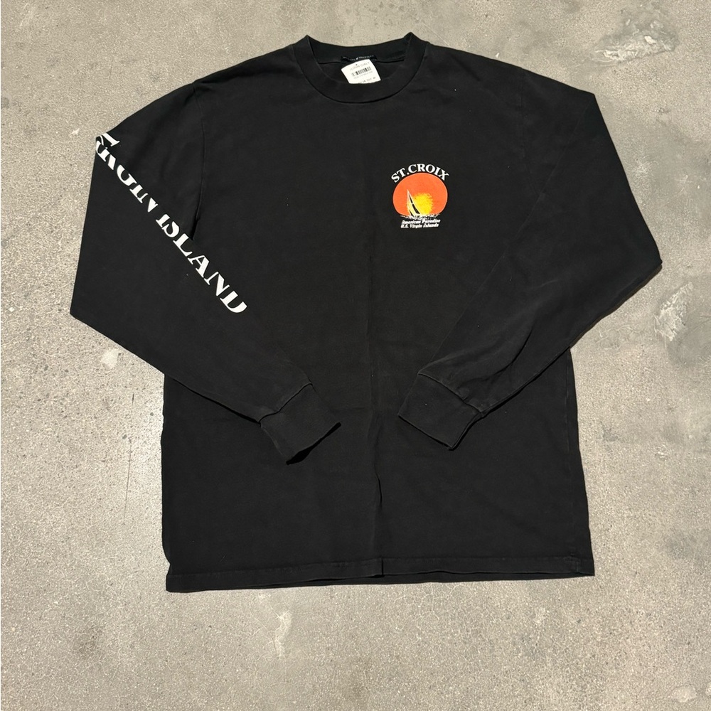 black graphic long sleeve